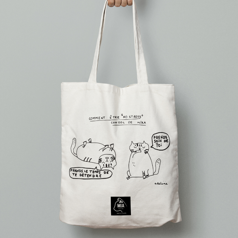 Création de Tote Bag et animation Facebook : comment j'ai contribué à mettre en lumière le Bar à Chat du Mans ?